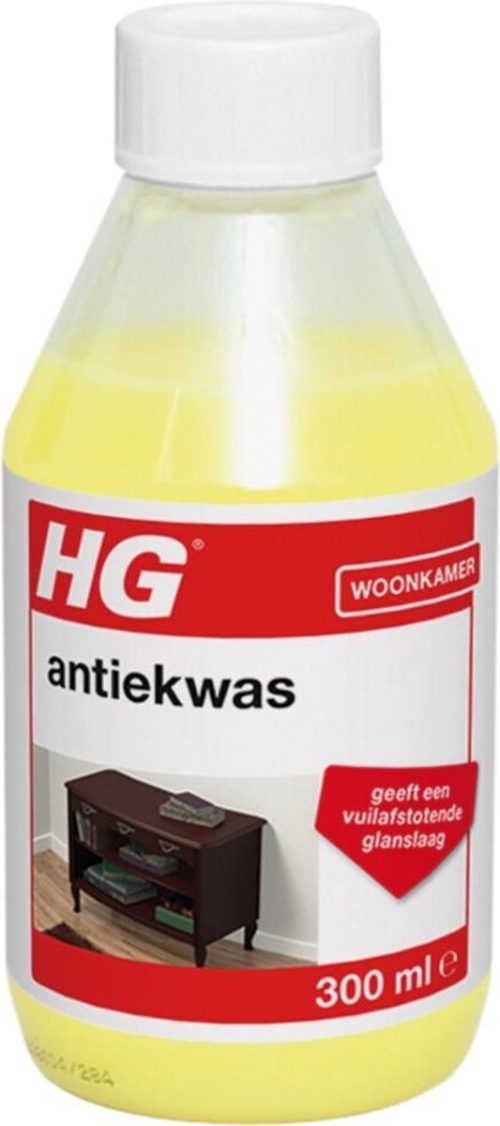Hg vloeibare antiekwas geel