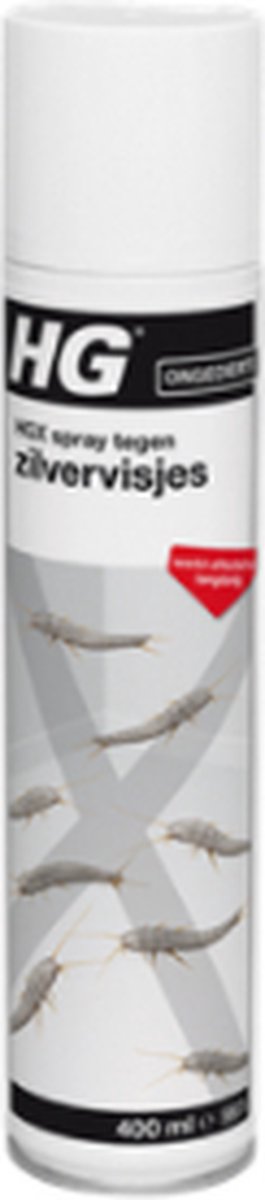 Hgx spray tegen zilvervisjes