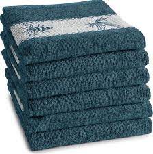 DDDDD Keukendoek bees petrol 50x55cm