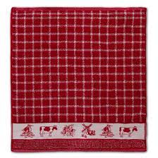 DDDDD keukendoek dutchie kitchen red 50x55cm