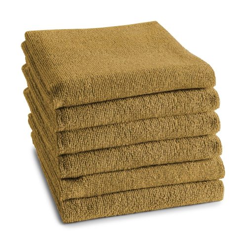 DDDDD keukendoek logo ochre 50x55cm