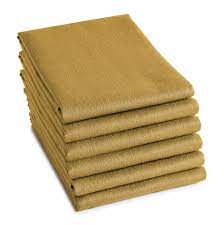 DDDDD theedoek logo ochre 65x60cm