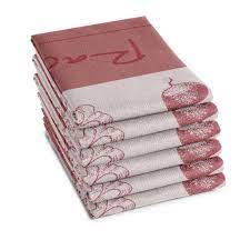 DDDDD theedoek radish red 60x65cm