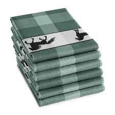 DDDDD theedoek shanti green 60x65cm