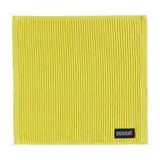 DDDDD vaatdoek geel basic clean 100% katoen 30x30cm