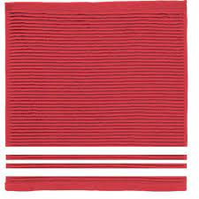 DDDDD vaatdoek rood provence 100 % katoen 30x30cm