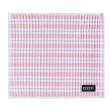 DDDDD vaatdoek wit/pastel roze classic clean 100% katoen 30x30cm