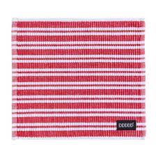 DDDDD vaatdoek wit/rood classic clean 100% katoen 30x30cm