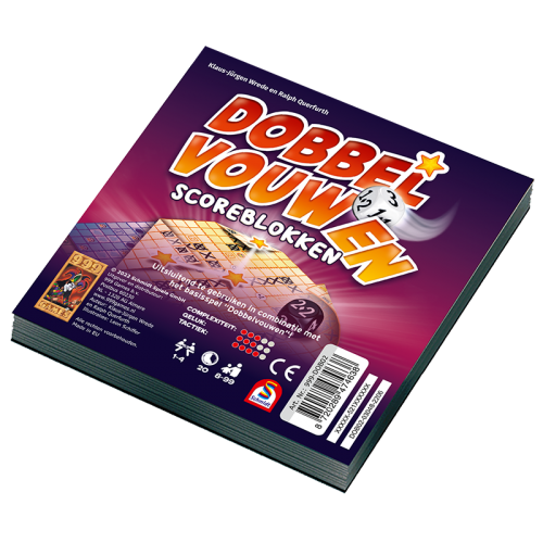 Dobbel vouwen scoreblok 999games