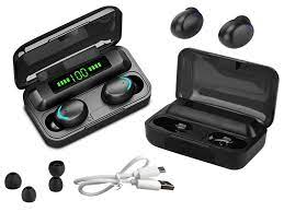 Draadloze oordopjes met powerbank