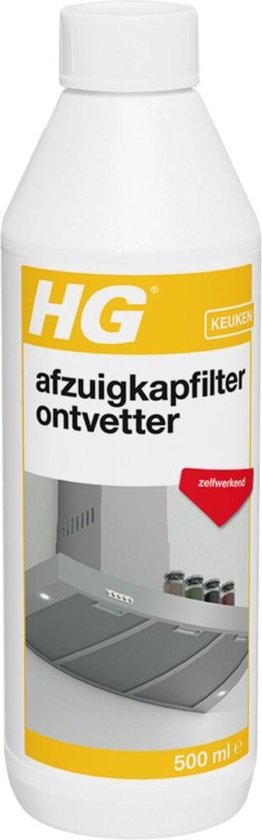 Hg afzuigkapfilter ontvetter