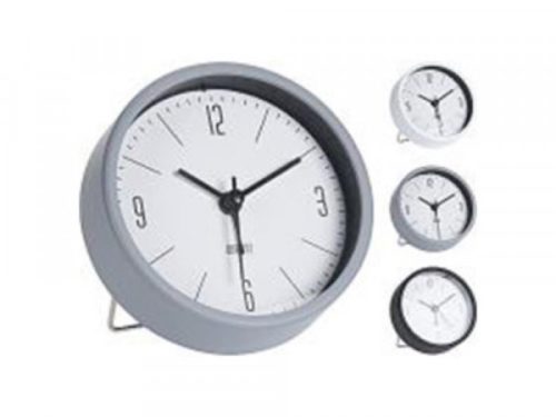 Wekker rond assorti kleuren