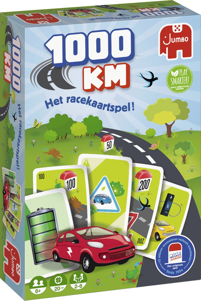 1000 km kaartspel Jumbo Games