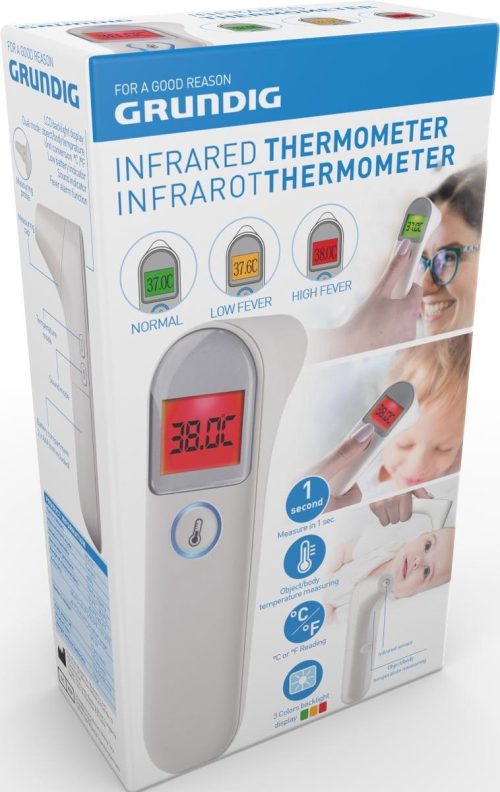 Grundig infrarood oorthermometer 3-in-1